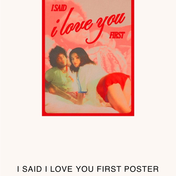 Selena Gomez Red and White Poster - Picture 3 of 3